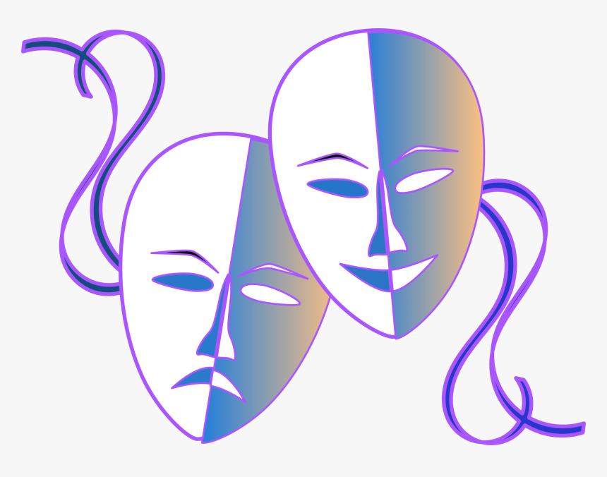 Transparent Drama Masks Clipart, HD Png Download