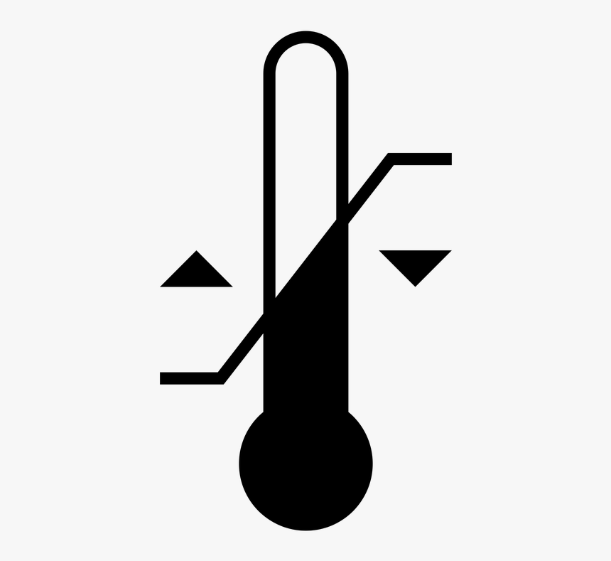 Bip, Thermometer, Thermo, Pharma, Thermostatic Control - Black & White Clip Art Images Thermometer, HD Png Download