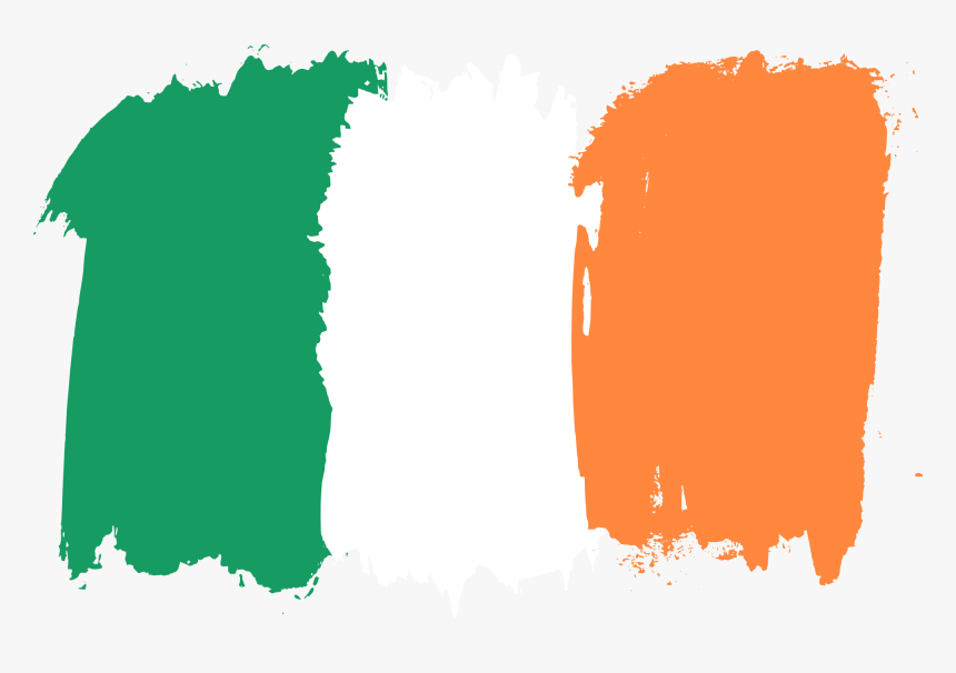 Irish Flag Stroke - Ireland Flag Png, Transparent Png