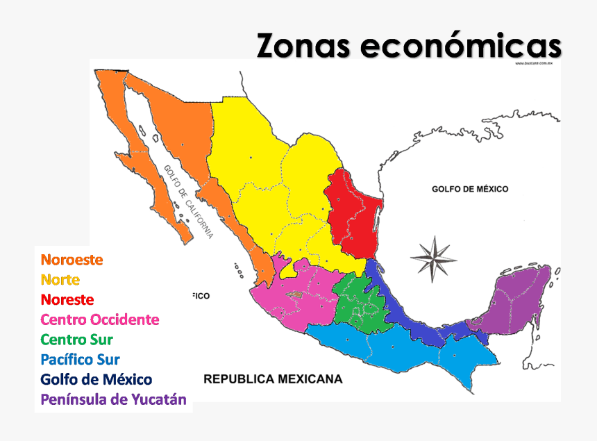 Se Divide La Republica Mexicana, HD Png Download