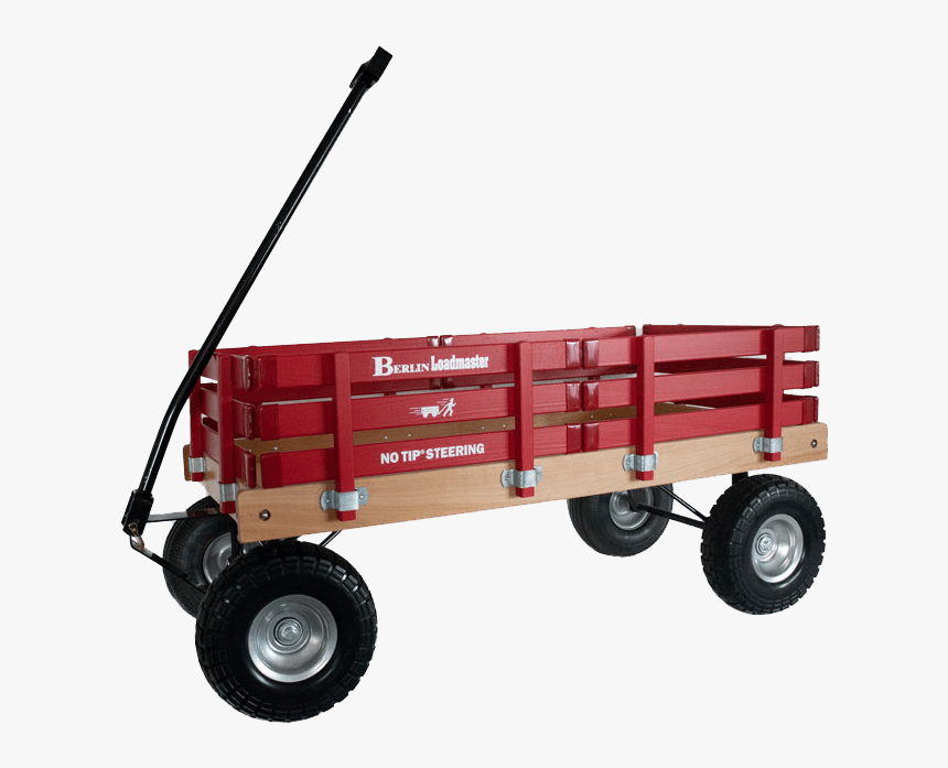 Red Berlin Loadmaster Wagon - Garden Wagon, HD Png Download
