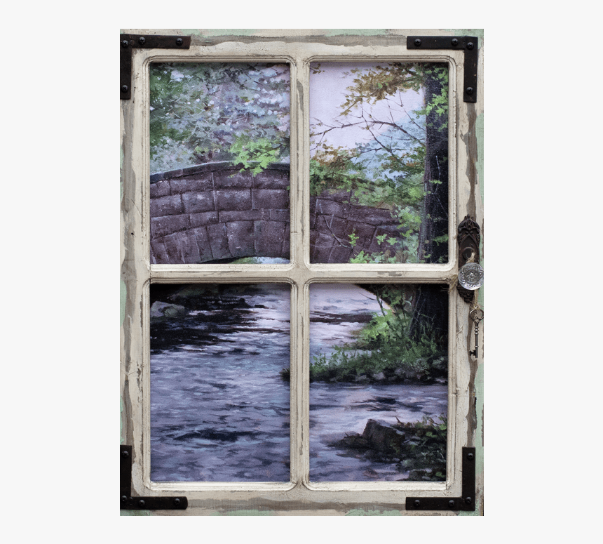 Jordan Pond Window By Nature Artist Jack Paluh - Window, HD Png Download