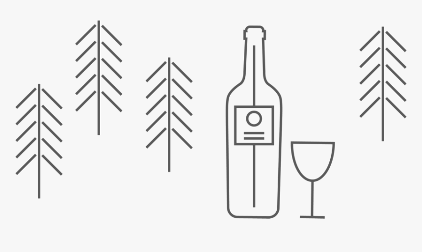 Transparent Wine Bottle Clip Art - Glass Bottle, HD Png Download