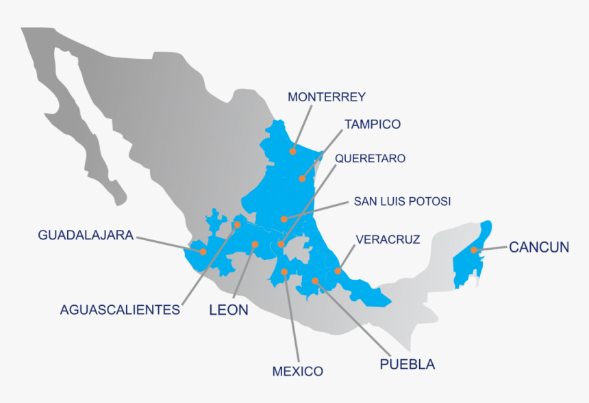 Mapa2018 - Idh De Mexico 2017, HD Png Download