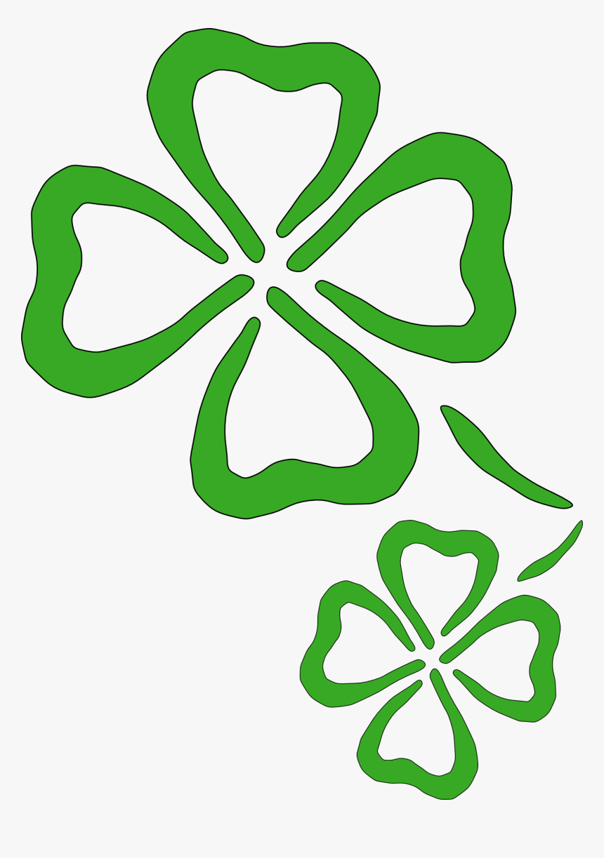 Two Four Leaf Clover, HD Png Download