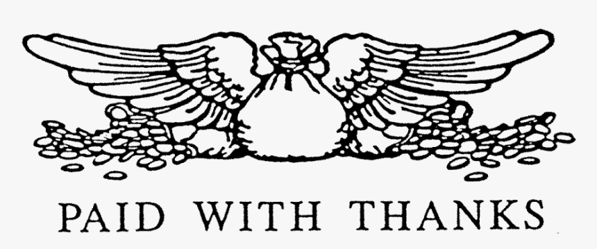 Paid With Thanks Rubber Stamp 
 Title Paid With Thanks - Illustration, HD Png Download