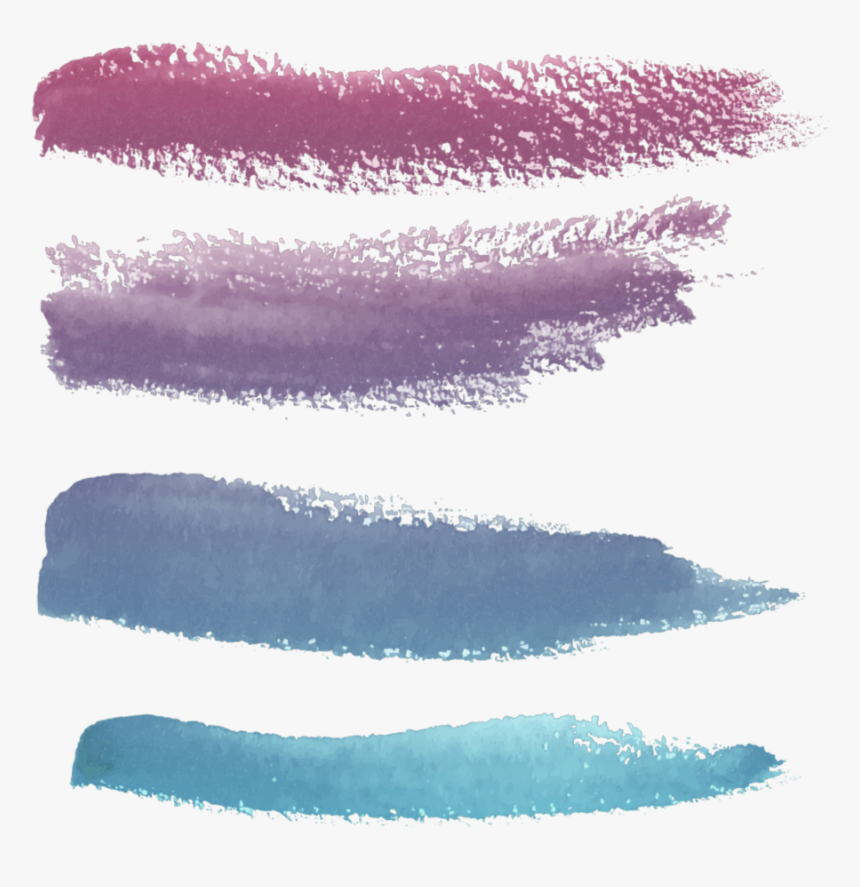 #brushes #brushstrokes #blue #pink #gradient #colourgradient - Pink Paint Brush Stroke Vector Png, Transparent Png