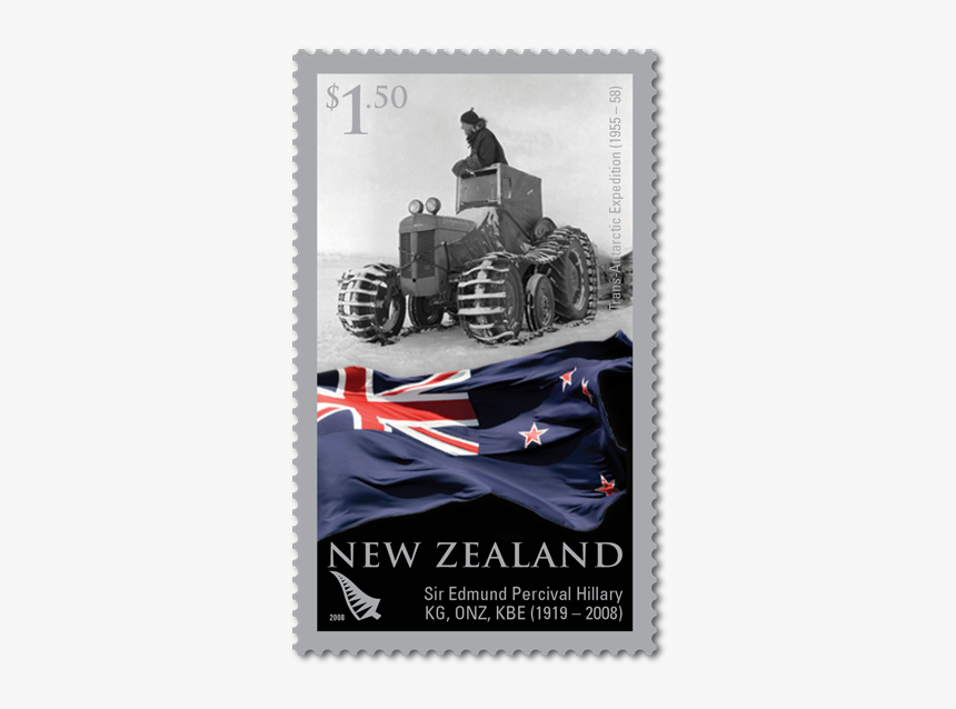Edmund Hillary Flag Everest, HD Png Download