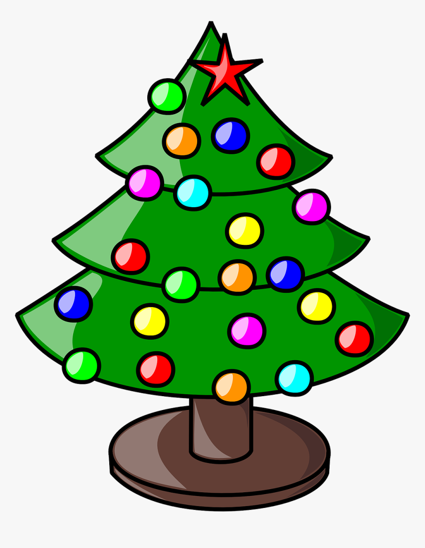 Árbol De Navidad, Vacaciones, Navidad, Decoraciones - Christmas Tree  Cartoon Clipart, HD Png Download , Transparent Png Image - PNGitem, image size:860x1108