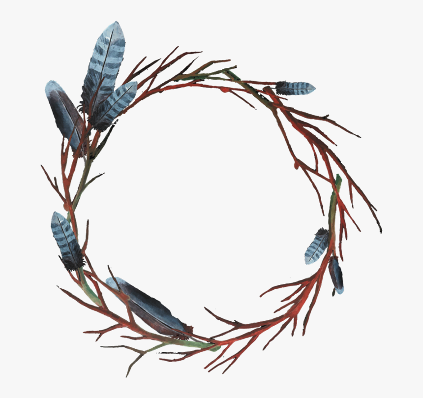 Transparent Twigs Png - Flower Circle Border Png, Png Download