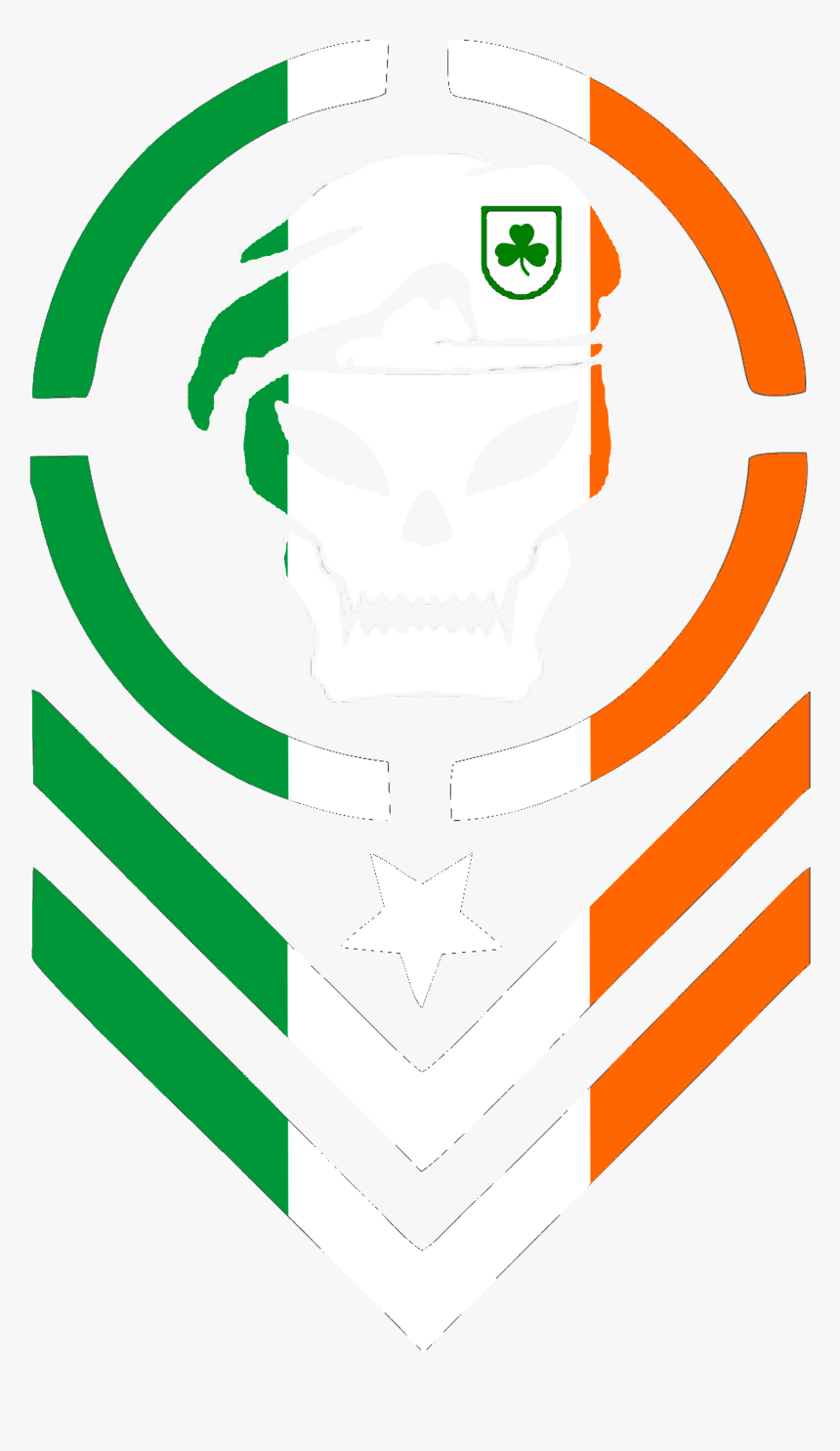 Irish Flag Shamrock Clip Art Free - Metal Mulisha, HD Png Download