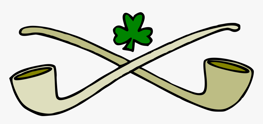 Pipes And Shamrock Clip Arts - Irish Pipe, HD Png Download