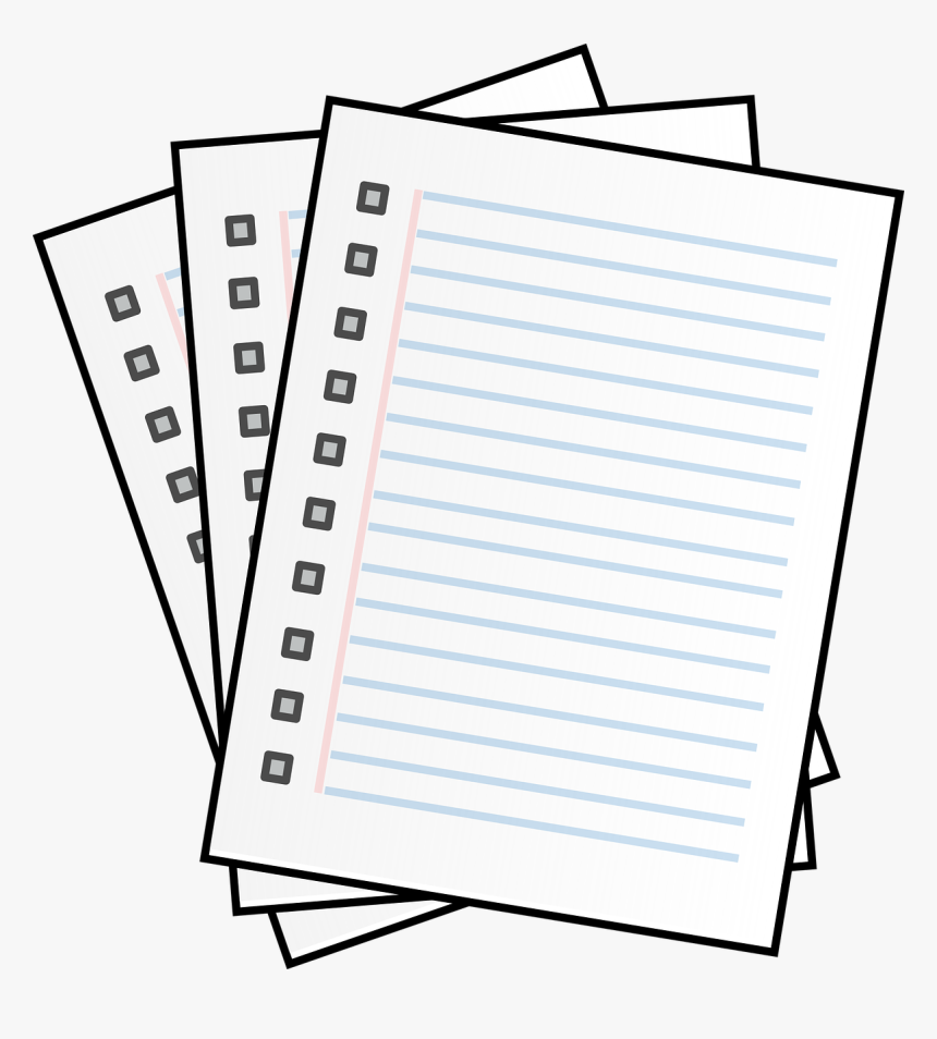 Transparent Notepad Clipart Png - Naval Dockyard Apprentice Question Paper, Png Download