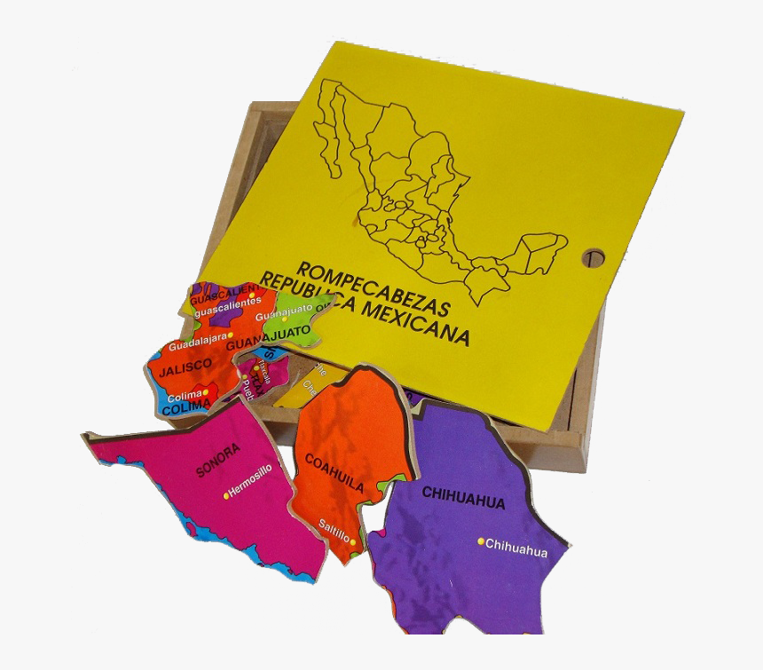 Rompecabezas De Madera De La Republica Mexicana, HD Png Download
