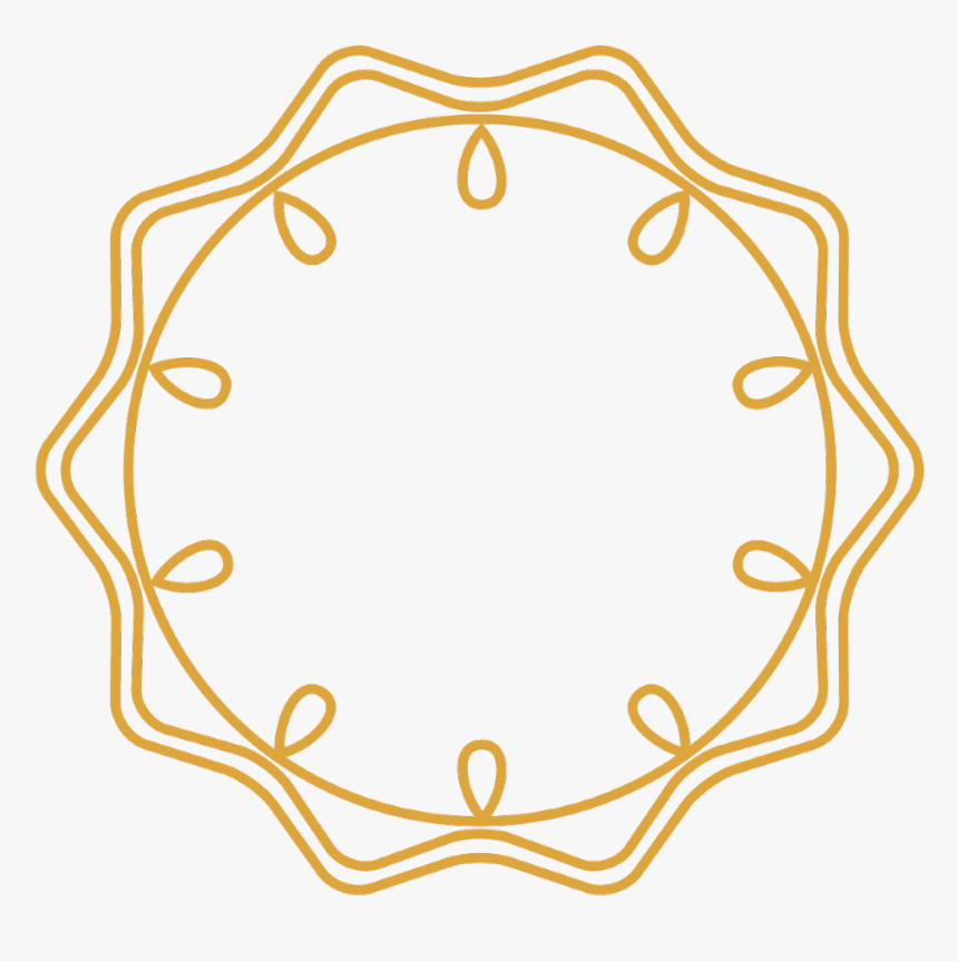 Transparent Gold Wreath Png - Circle, Png Download