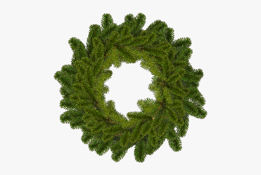 Christmas Wreath Png - Circle, Transparent Png