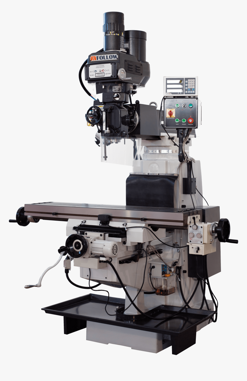Vertical Turret Milling Machine Follow Ftv4 - Fresadora De Torreta, HD Png Download