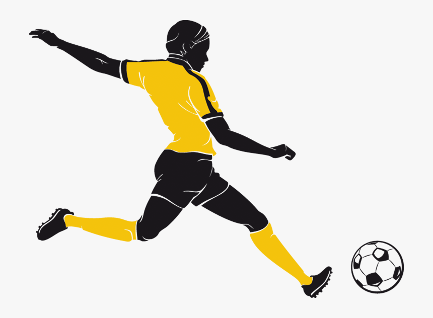 Vector De Mujeres Jugando Futbol, HD Png Download