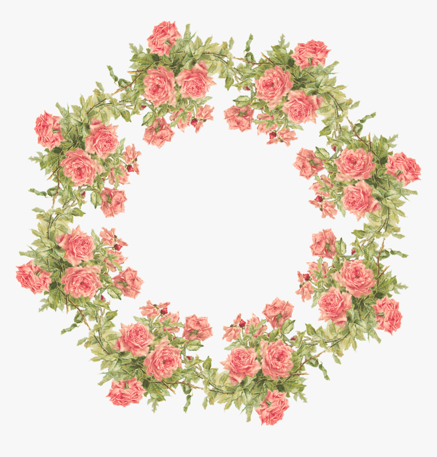 Wings Of Whimsy - Flower Wreath No Background, HD Png Download