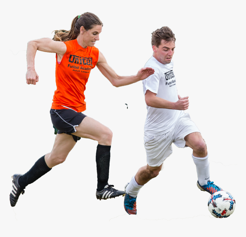 Man And Woman Soccer, HD Png Download