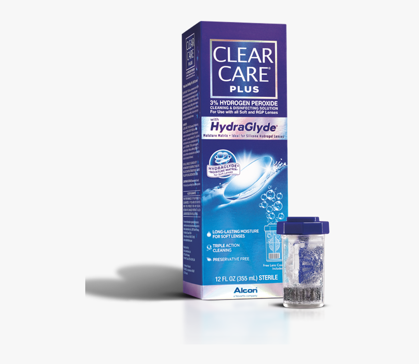 Contact Lens Cleaning Solution Clear Care Clear Care Hydraglyde, HD