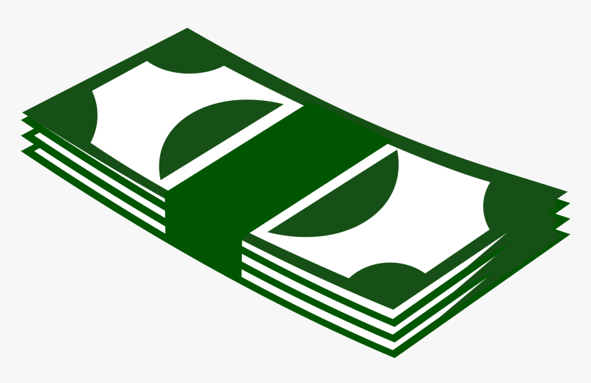 Em Dinheiro, Dinheiro, Pilha - Cash Clipart Png, Transparent Png