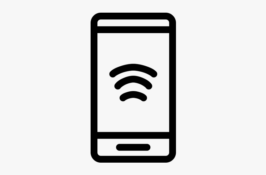Mobile Phone Case,mobile Phone Device,communication - Push Notification Black Icon, HD Png Download
