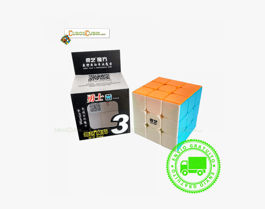 Cubos Rubik Mfg Warrior Colored Envío Gratis - Rubik's Cube, HD Png Download