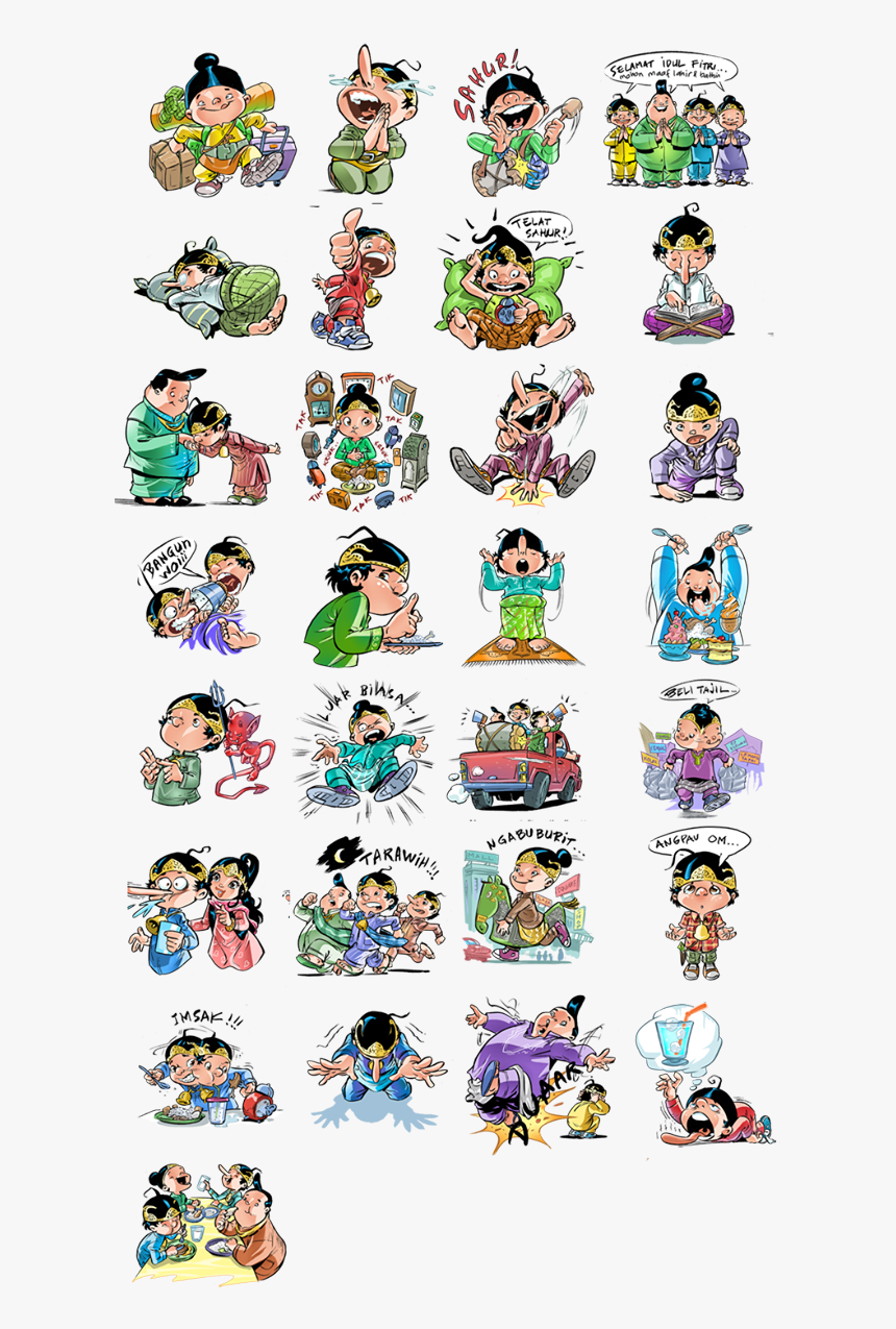 Lebaran Wayang Unyu - Wayang Unyu, HD Png Download
