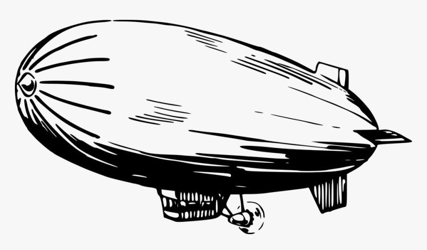 Dirigible, Cosas, Transporte - Zeppelin La Casa De Papel, HD Png Download