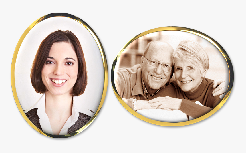 Cerámica Con Marco Dorado - Stock Photo Woman Headshot, HD Png Download