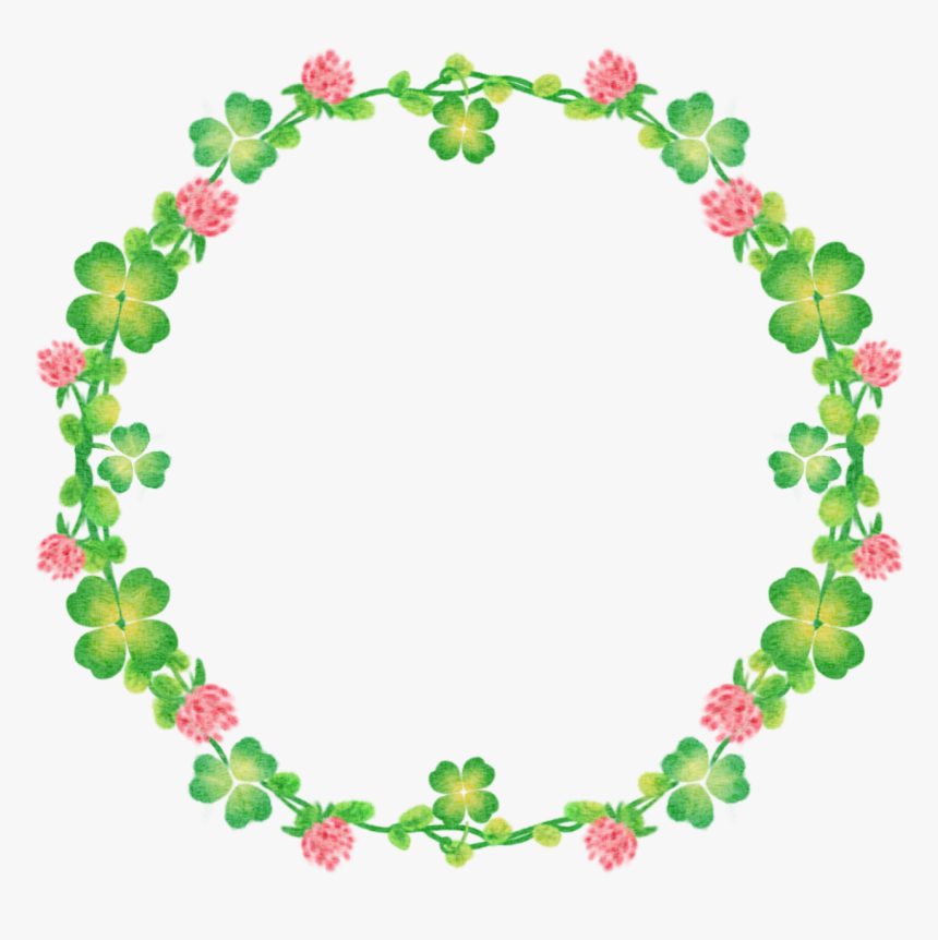 Floral Clover Wreath Free Picture - Wreath, HD Png Download