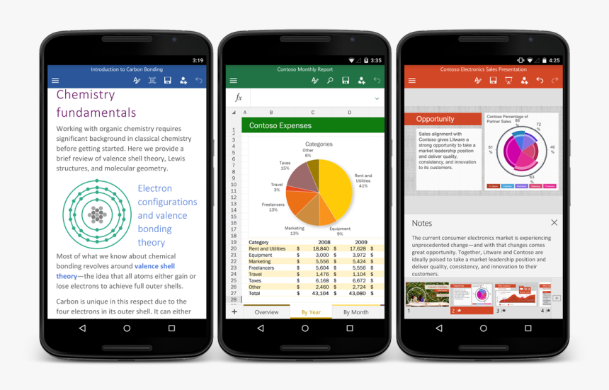 Microsoft Office Android, HD Png Download