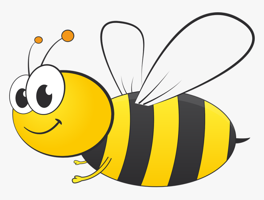 Free To Use Amp Public Domain Bee Clip Art - Honey Bee Images Drawing, HD Png Download
