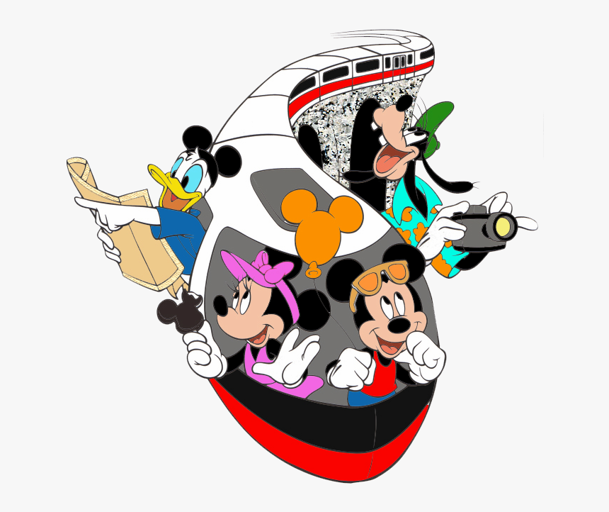 Disney Monorail Tierra De Disney, Parques Disney, Cosas - Monorail Clip Art, HD Png Download