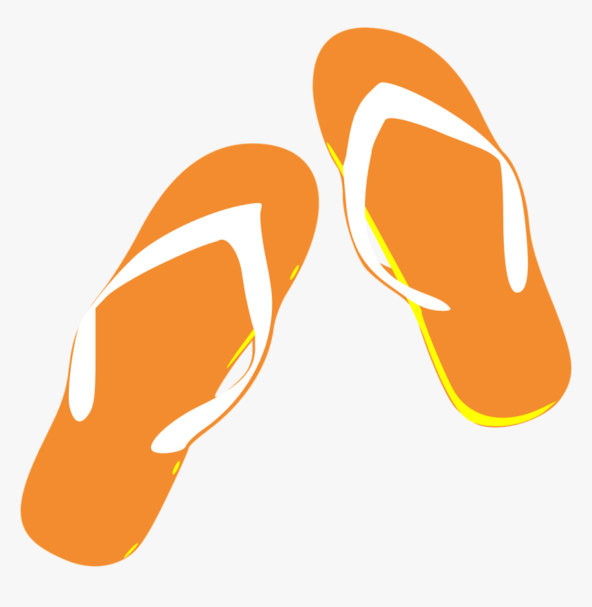 Flip Flops Cartoon Png, Transparent Png
