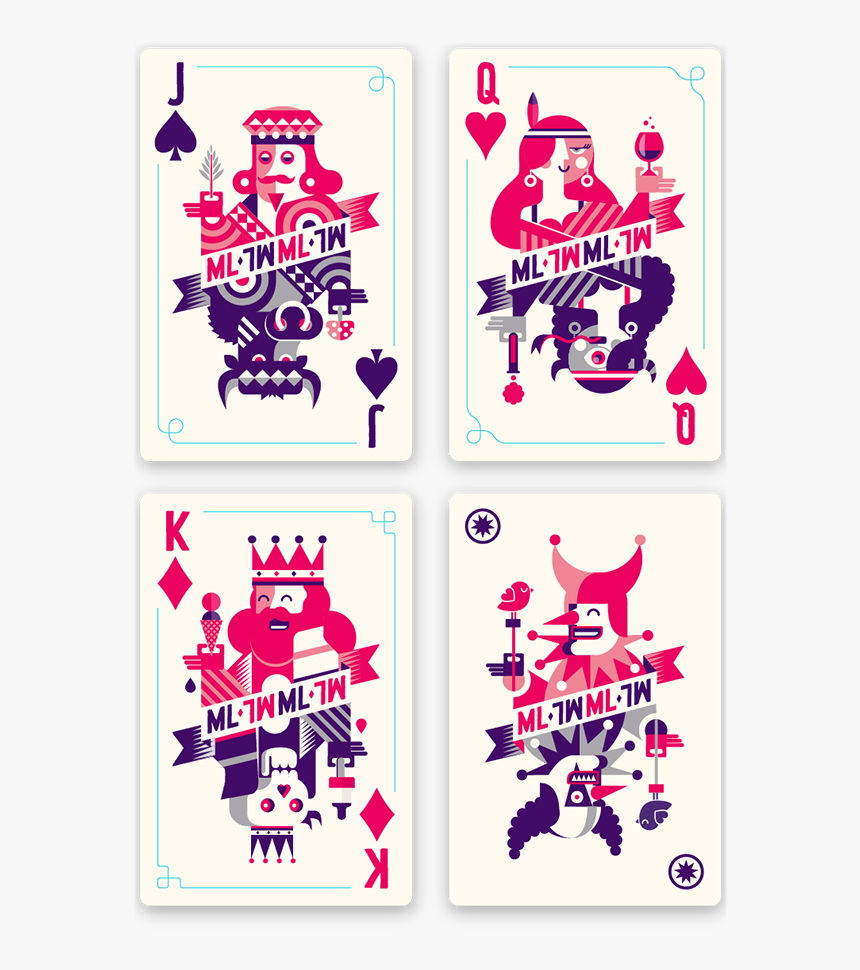 Cool Face Cards Design, HD Png Download