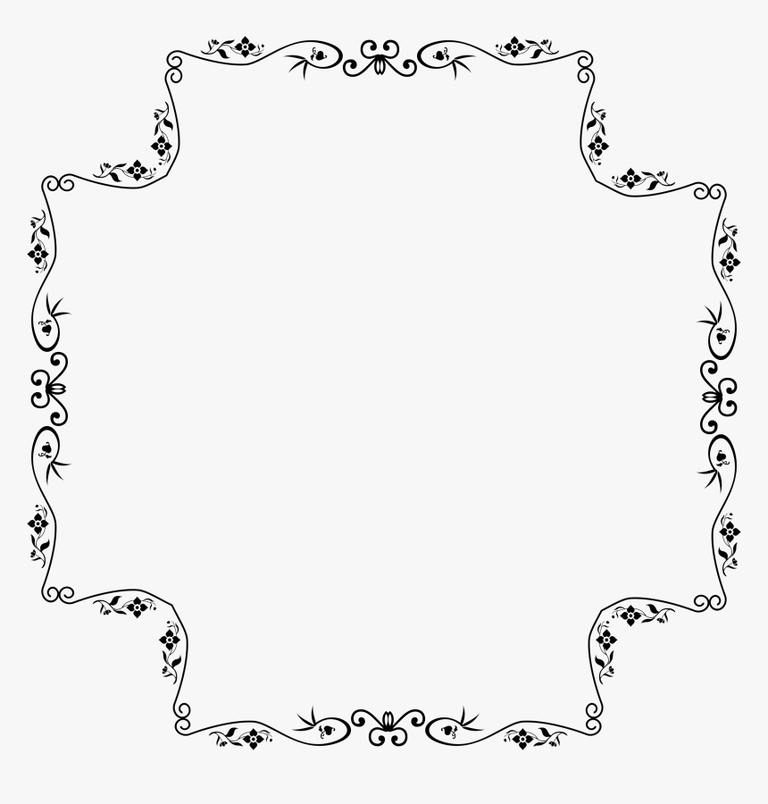 Marco Negro Png - Marcos Blanco Y Negro, Transparent Png