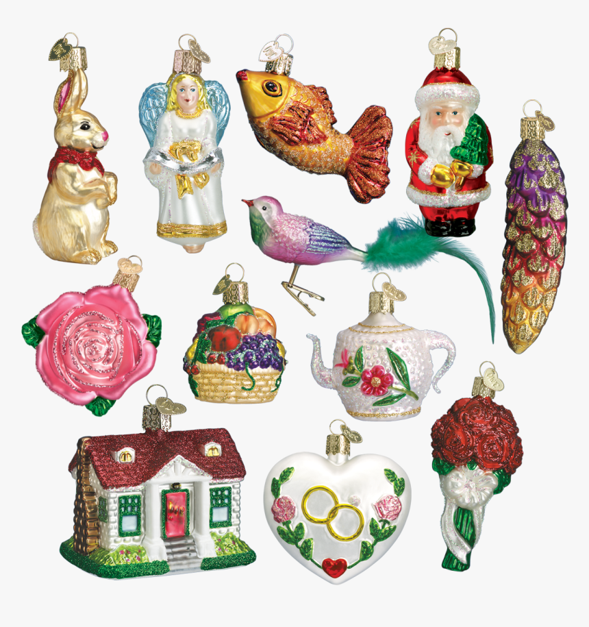 Wedding Ornaments Png -bird Ornaments And Decorations - Bride's Tree Ornament Set, Transparent Png