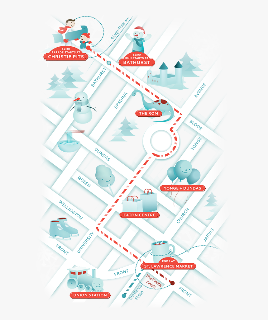 Transparent Gorro Papai Noel Png - Toronto Santa Claus Parade Rom, Png Download