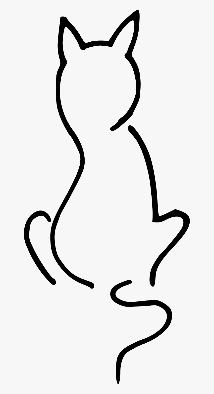 Clipart Cute Cat Cartoon Cat Png, Transparent Png