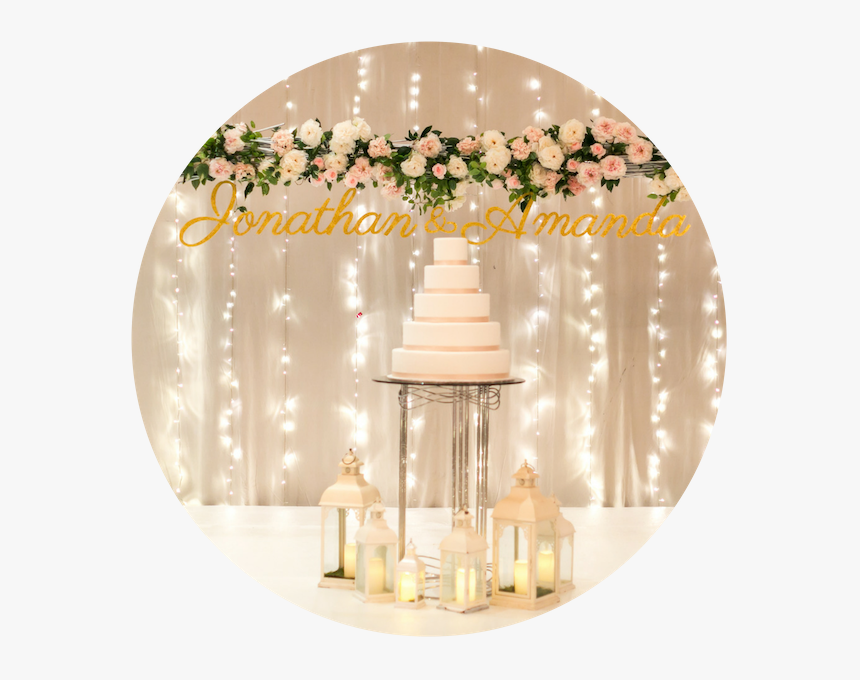 Backdrop For Wedding Lights, HD Png Download
