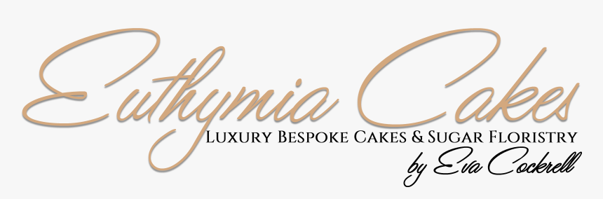 Euthymia Cakes Wedding Cakes, Wedding Cake Decorations - Calligraphy, HD Png Download