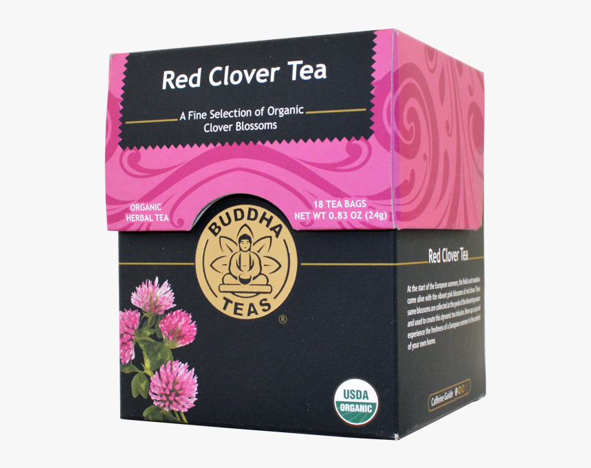 Buddha Tea Organic Red Clover Tea 18 Bag - Buddha Red Clover Tea, HD Png Download