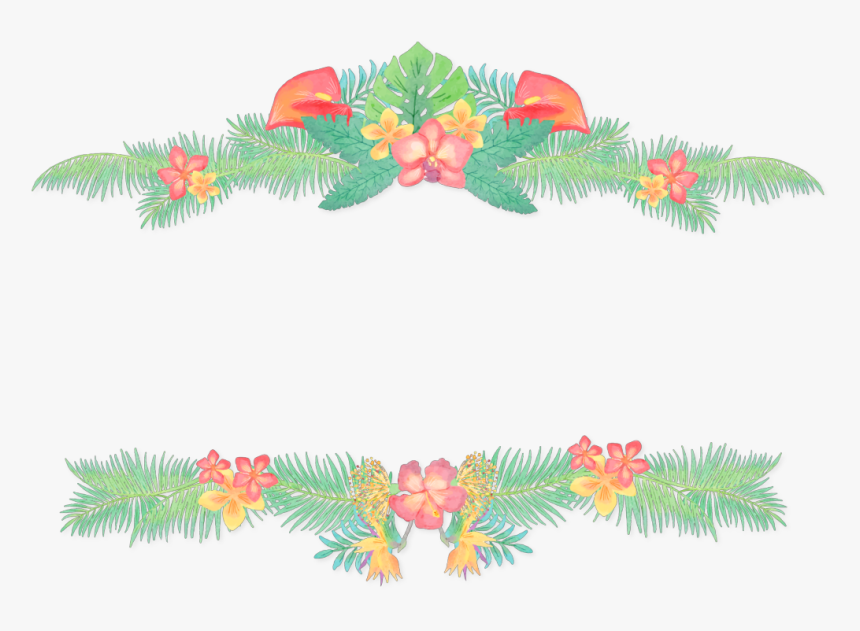 Transparent Title Box Png - Flower Title Box, Png Download