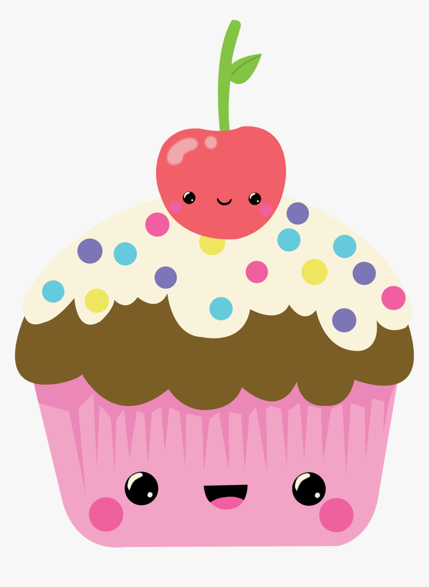 Clip Art,baking Decorating And Bakeware - Imagenes De Cupcakes Animados, HD Png Download