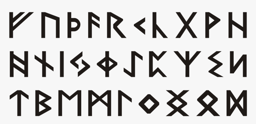 Transparent Runas Png - Monochrome, Png Download