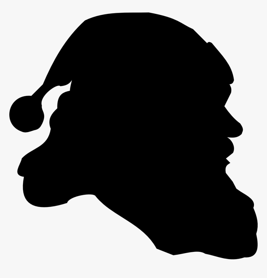 Papai Noel, Natal, Férias, Perfil, Silhueta, Chapéu - Sherlock Holmes Clipart, HD Png Download