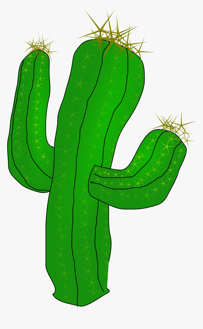 Vector Graphics,free Pictures - Cartoon Cactus No Background, HD Png Download