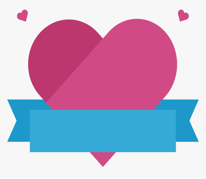 Clipart Box Heart - Heart Title Png, Transparent Png